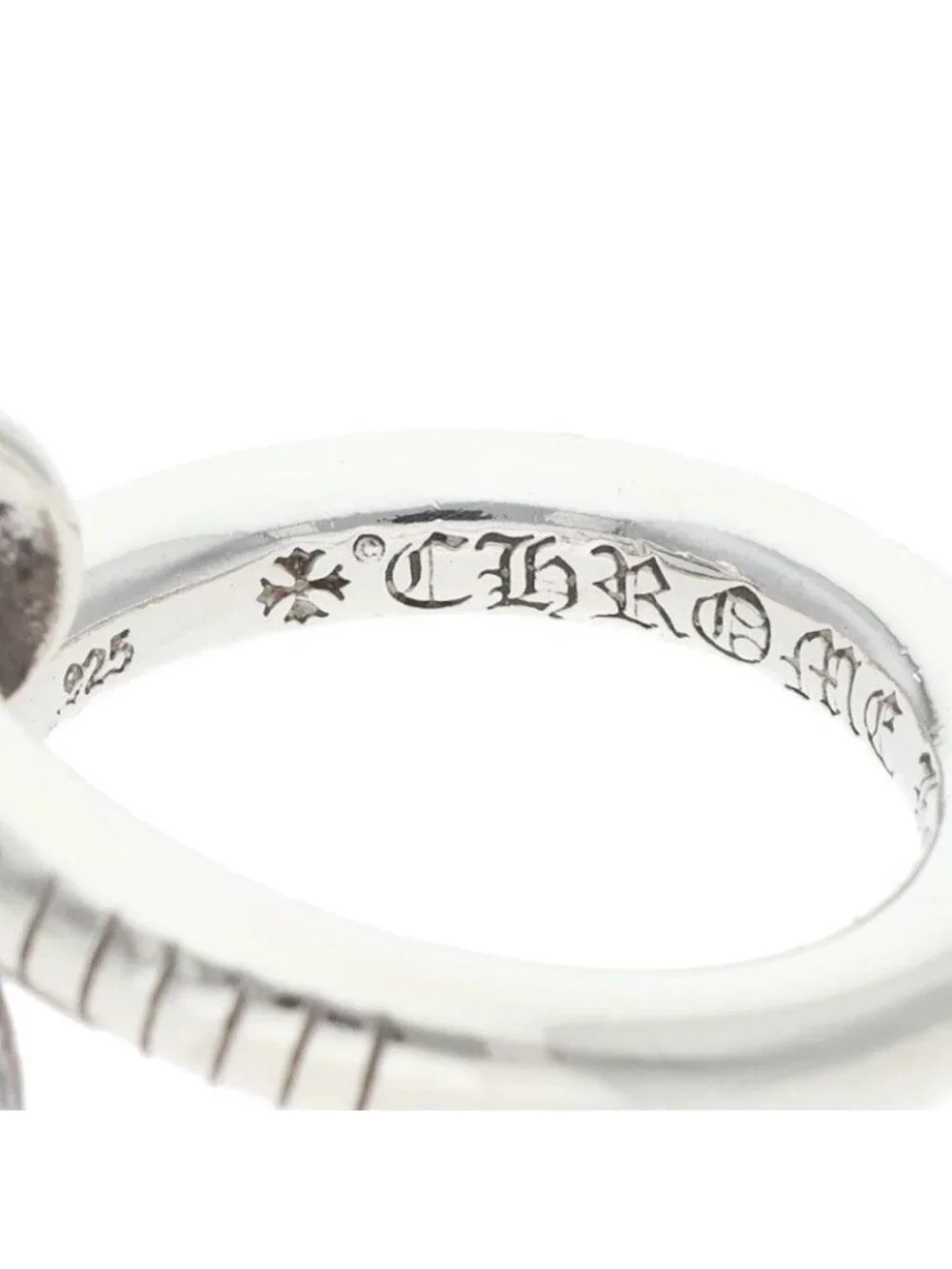 Chrome Hearts Nail Flat Silver Ring
